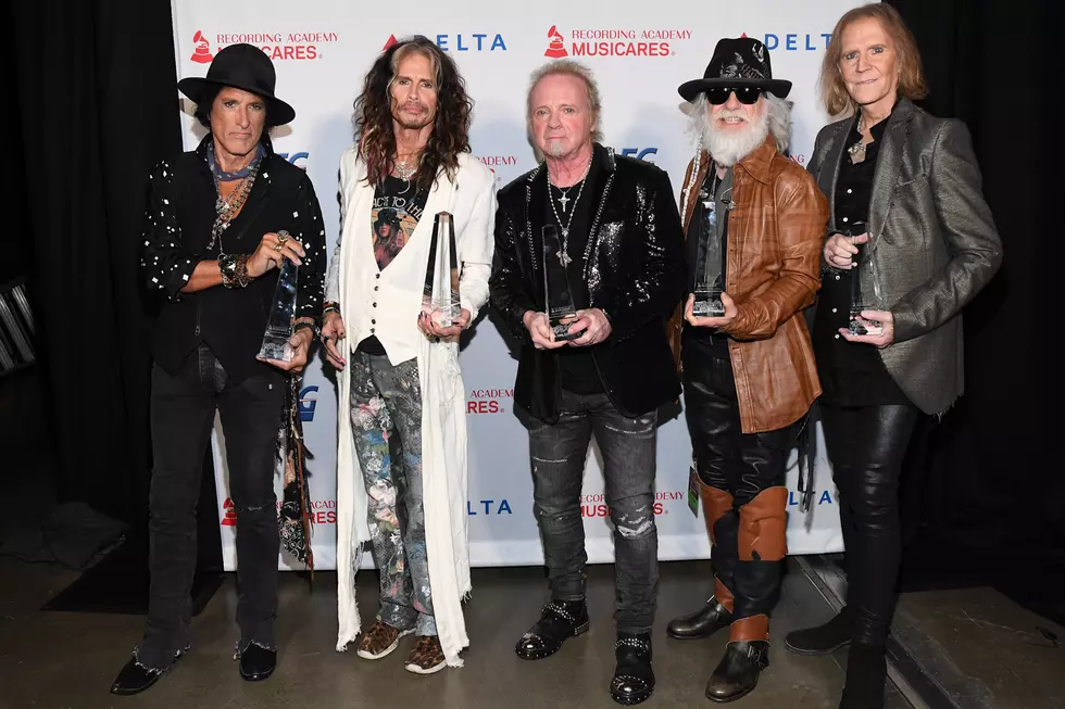 Joey Kramer Shares Podium, Not Stage With Aerosmith at MusiCares