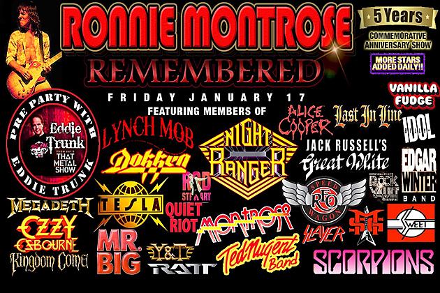 Ronnie Montrose Tribute Show to Feature Members of REO Speedwagon and Night Ranger