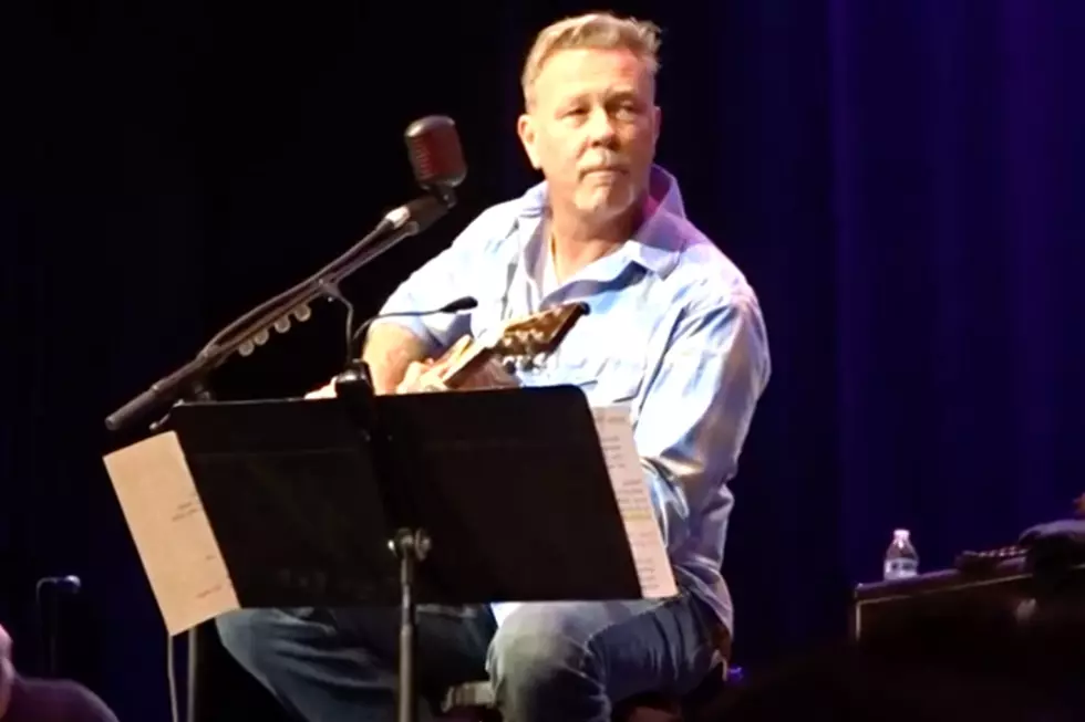 Watch James Hetfield Sing ‘Baby Hold On’ at Eddie Money Tribute Show
