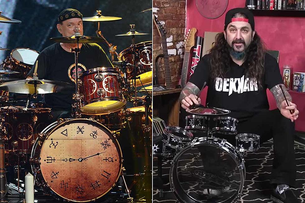 Watch Mike Portnoy Pay Tribute to Neil Peart on a Toy Drum Kit