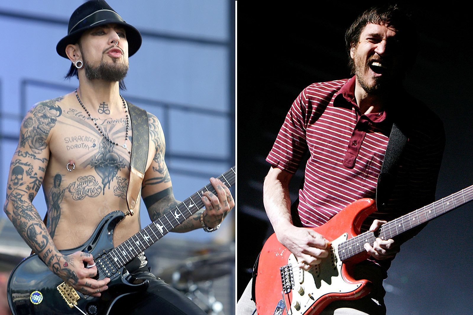 Har det dårligt Præfiks stakåndet Watch John Frusciante and Dave Navarro Play on Stage Together