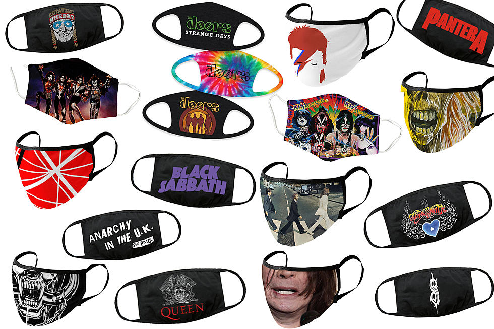 Classic Rock Bands Selling Face Masks for Charity
