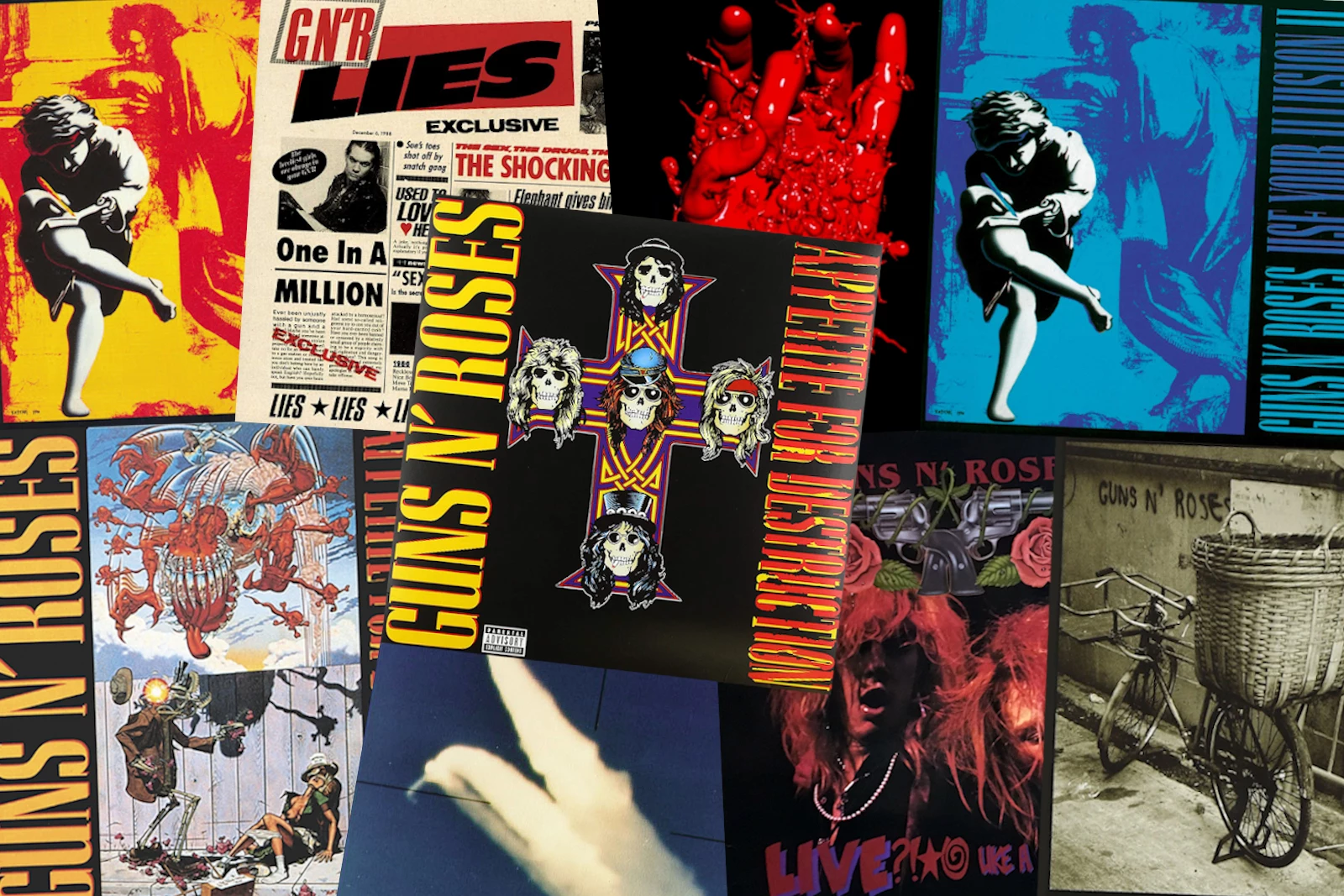 Guns N' Roses Album Art: The Wild Stories Behind All Six Covers