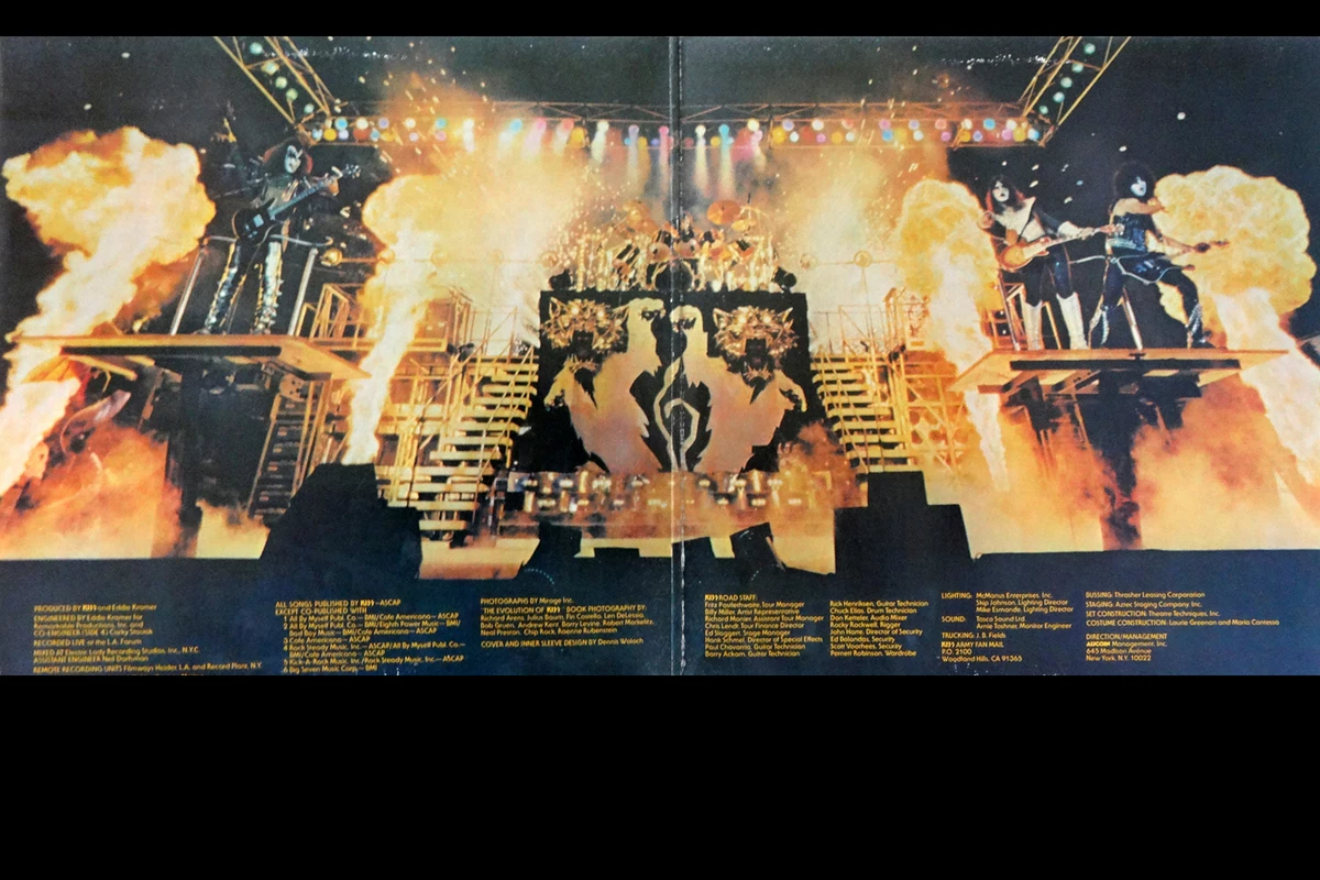 When Kiss Blew Everything Up for Their Fiery 'Alive II' Gatefold