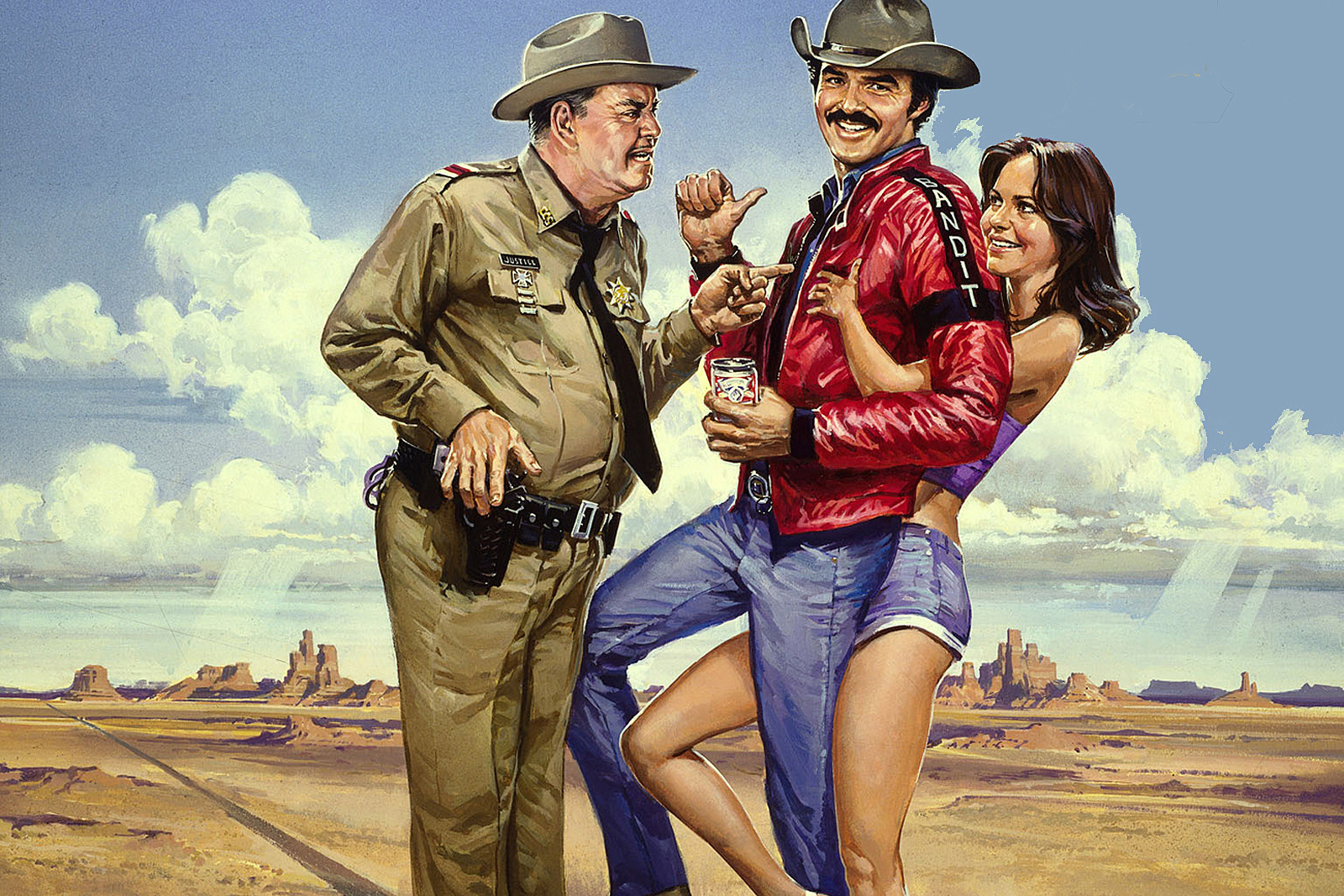 SMOKEY AND THE BANDIT II JACKIE GLEASON AS BUFORD MIKE HENRY AS JUNIOR PHOTO 