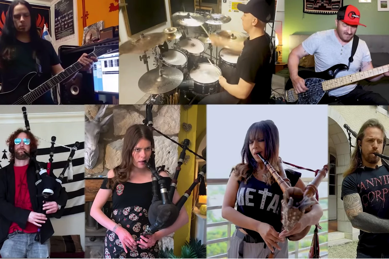Watch: Bagpipers Cover Europe's 'The Final Countdown'