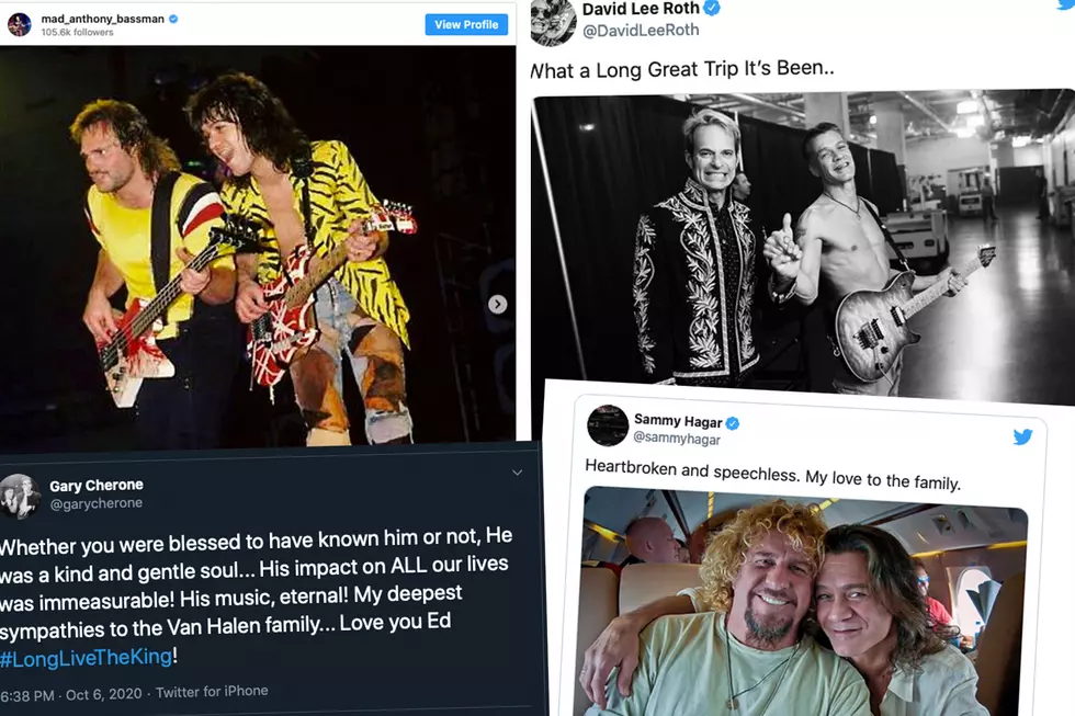 Roth, Hagar, Anthony, Cherone React to Eddie Van Halen’s Death