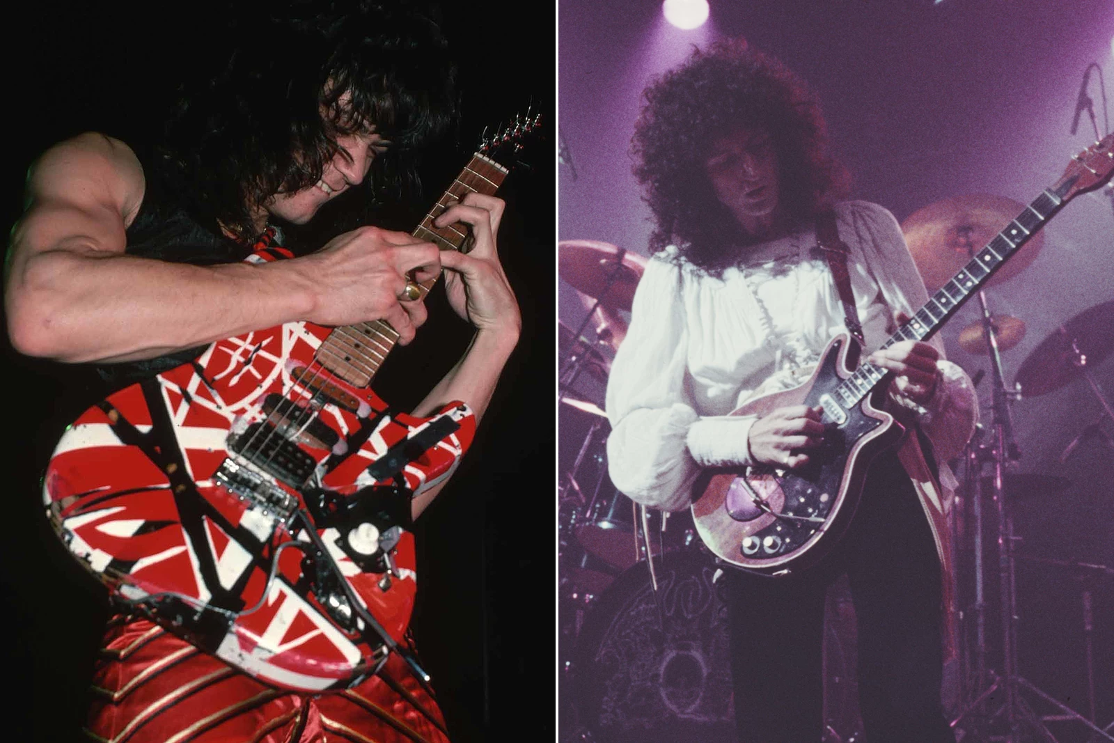 What Happened When Eddie Van Halen and Brian May Traded Guitars