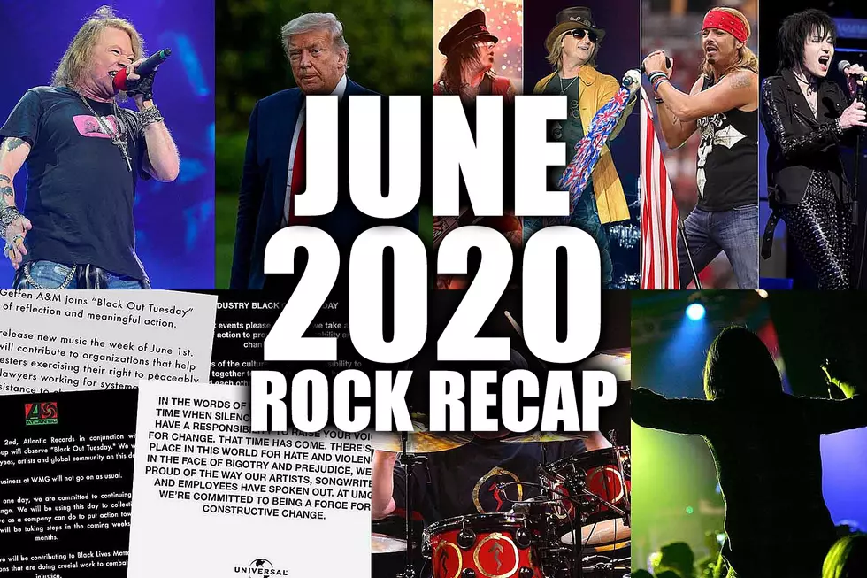 June 2020 Recap: Rock Gets Political Over George Floyd and Trump