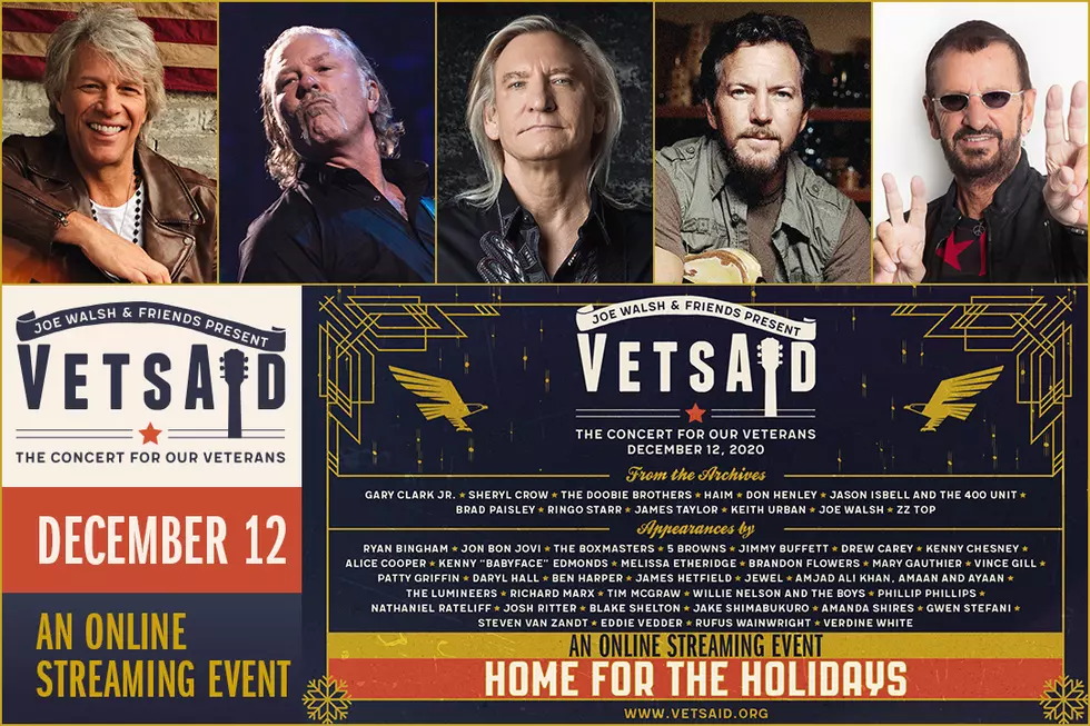 Tomorrow: Joe Walsh, Ringo Starr, James Hetfield &#038; More Live At VetsAid
