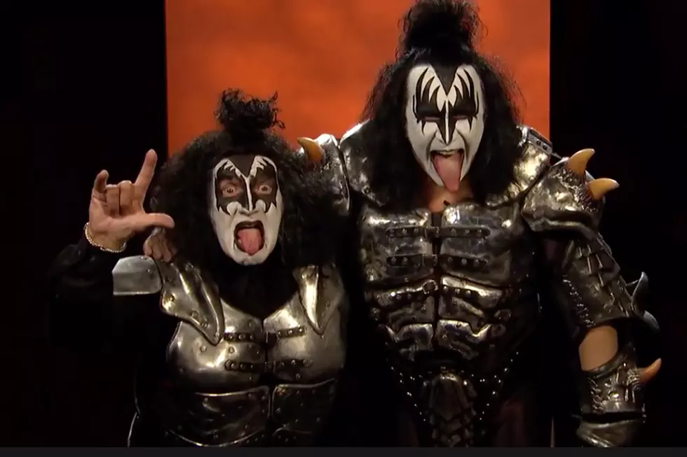 Alex Trebek Dressed Up Like Kiss' Gene Simmons