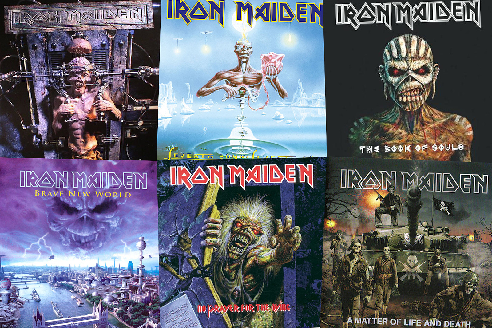 iron maiden album covers