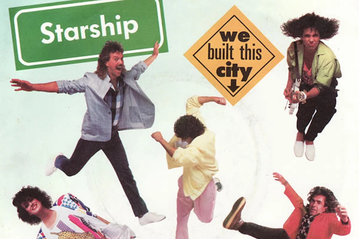 Built this town. We built this City Starship. Starship Band 80s. We built this City Starship Knee.