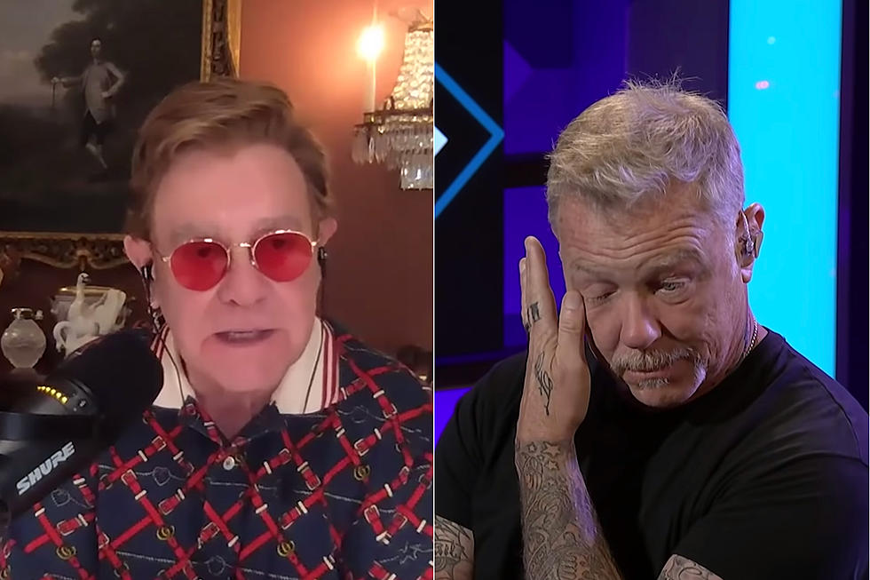 James Hetfield Moved to Tears by Elton John’s Praise