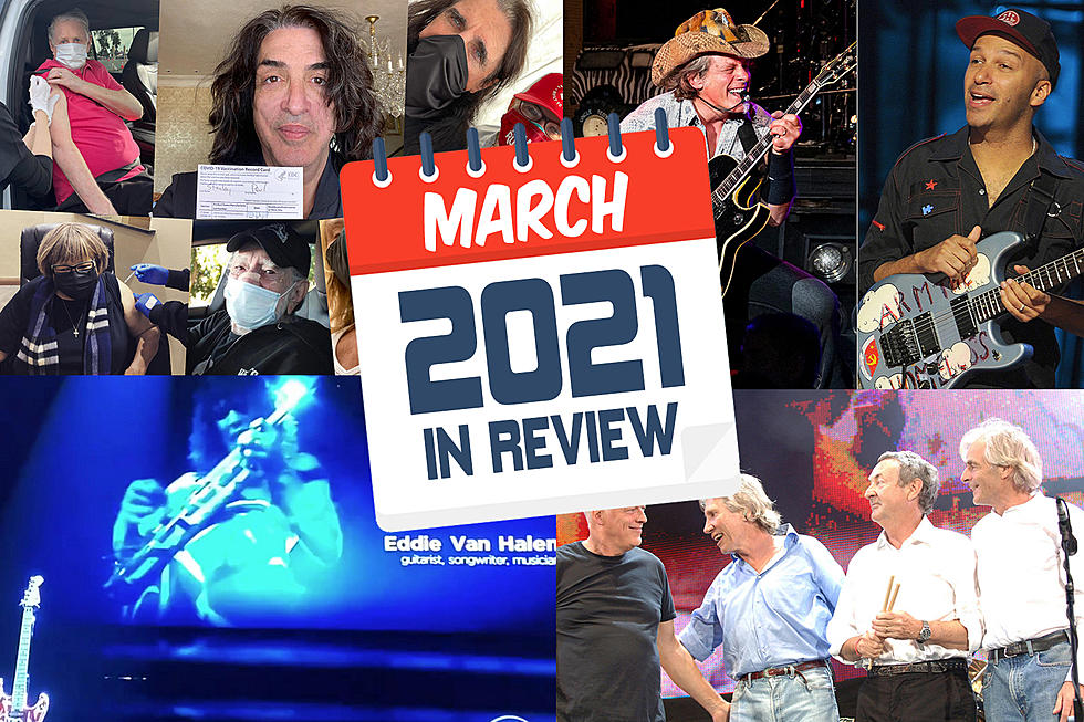 March 2021 Recap:  Rockers Get Vaccinated, Unlikely Friendship Revealed