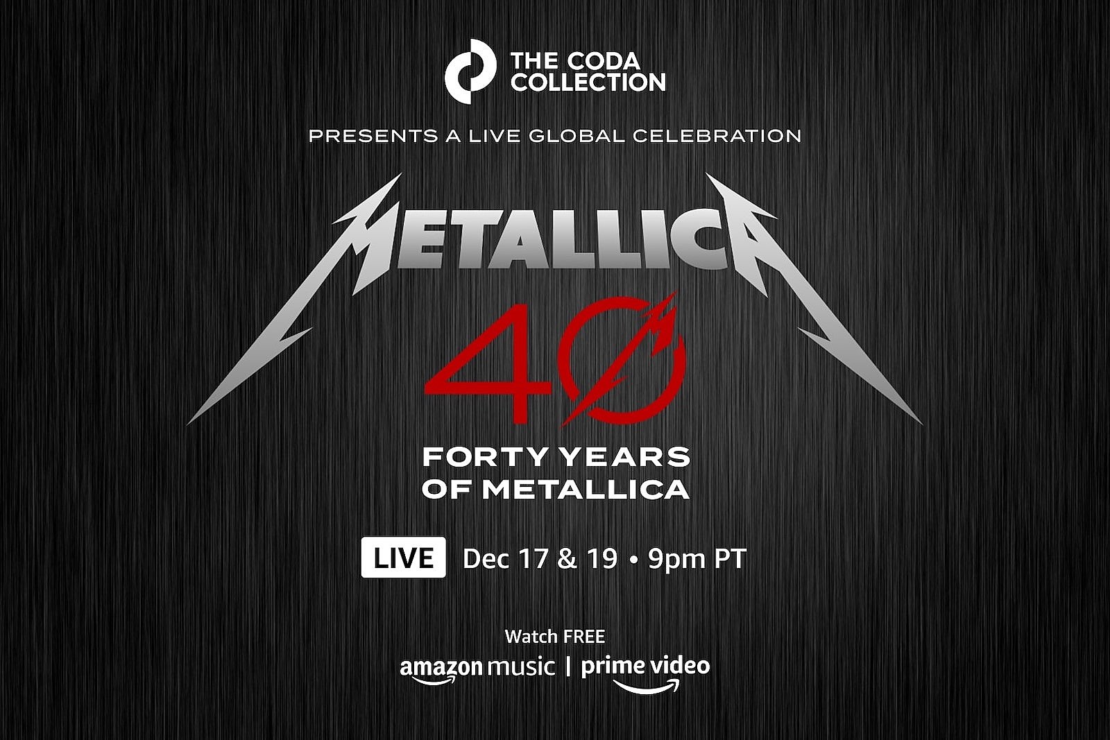 Metallica Announce Global Livestream of 40th-Anniversary Shows