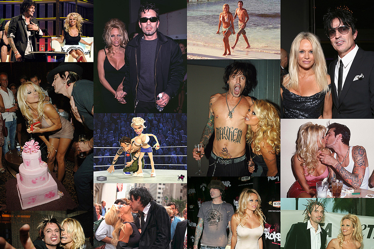 Here's a photographic look back at Pamela Anderson and Tommy Lee'...