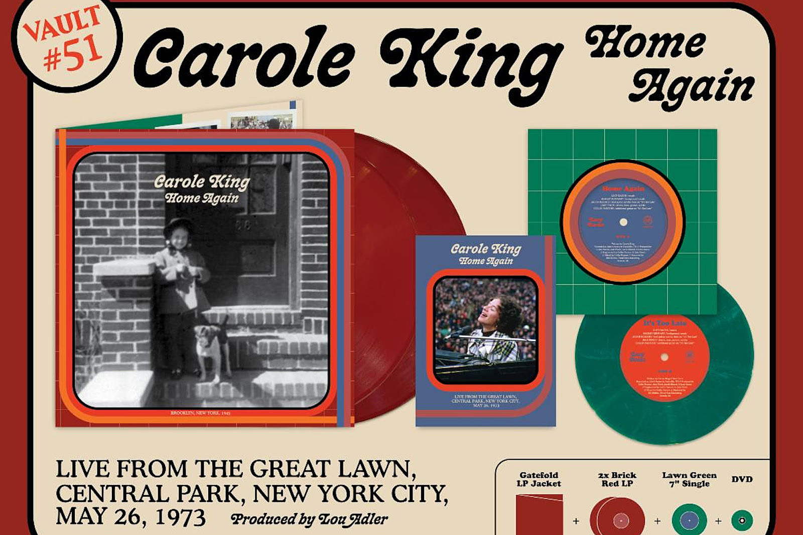 Carole King’s Legendary 1973 Central Park Concert to Be Released
