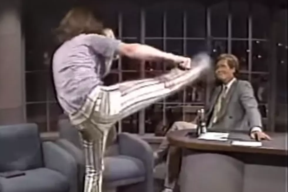 35 Years Ago: Crispin Glover Nearly Kicks David Letterman in the Face