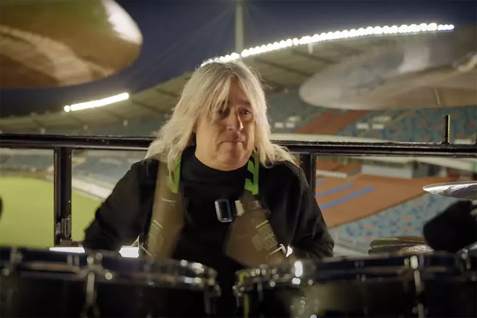 Watch Mikkey Dee Play Midair Drum Solo in Truck Ad