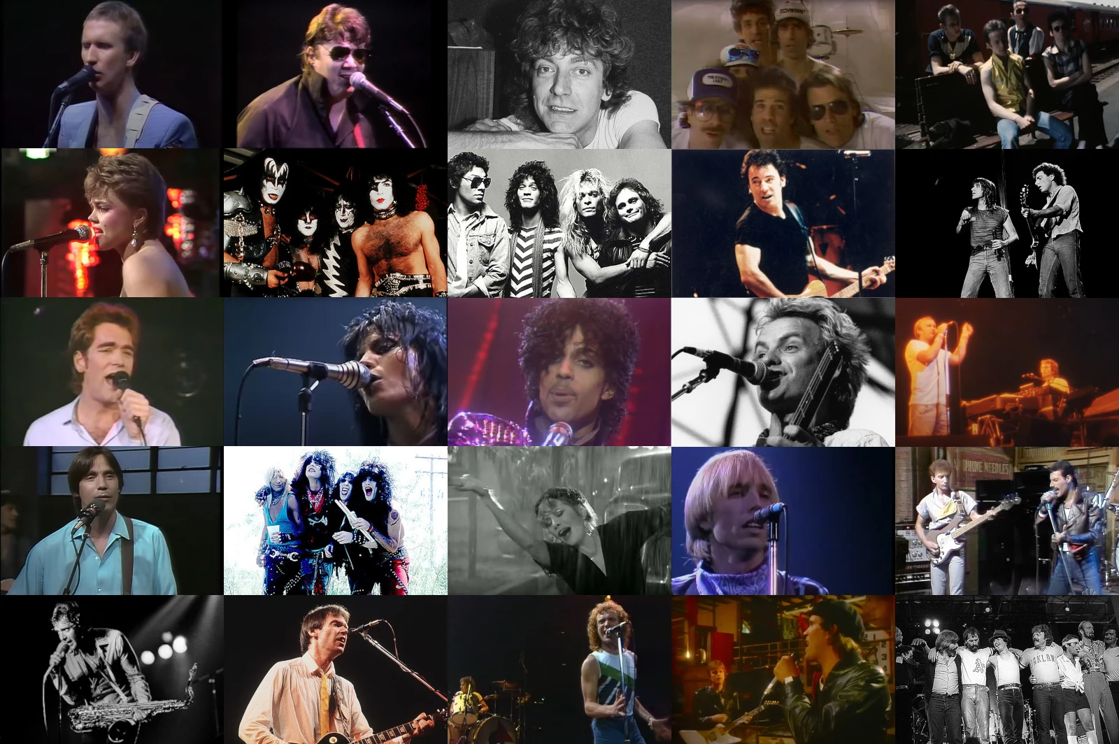 pop music artists collage 2022