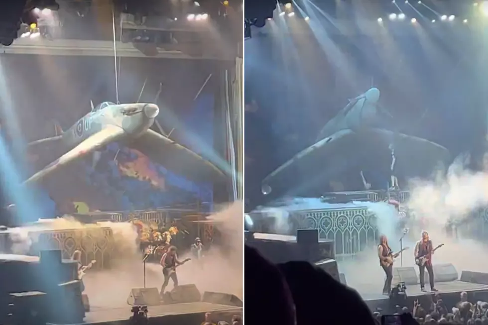 Watch Iron Maiden's Prop Plane Malfunction During 'Aces High'