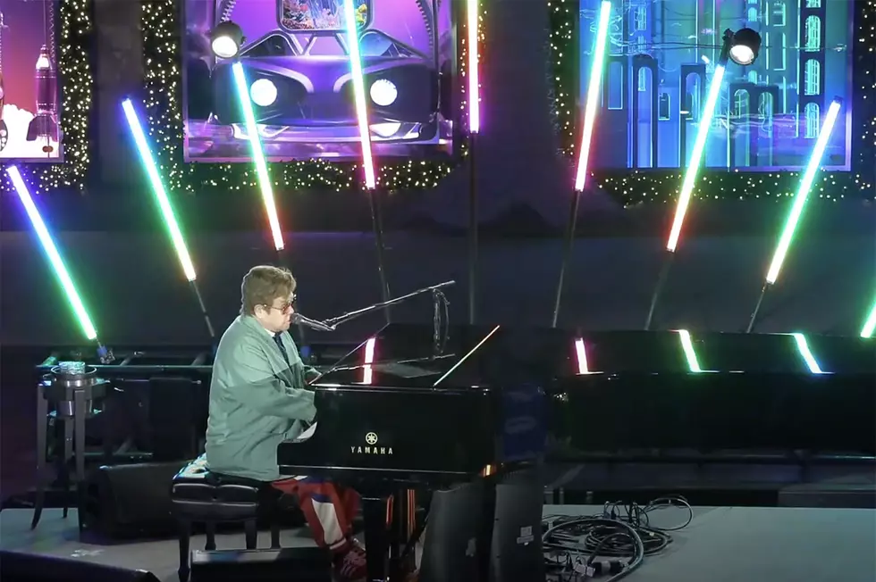 Watch Elton John Launch Saks Fifth Avenue’s Holiday Display