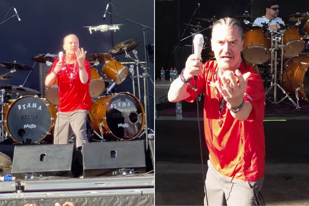 See the Mike Patton Stage Fight From the Drone's Point of View