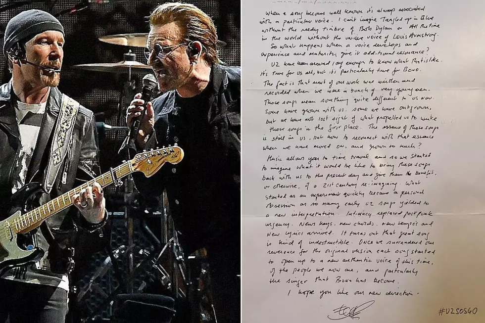 U2 Teases &#8216;Songs of Surrender&#8217; With Letters Mailed to Fans