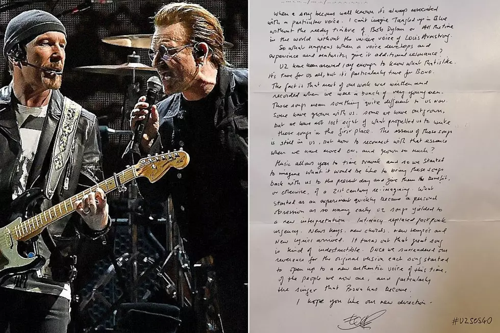 U2 Teases ‘Songs of Surrender’ With Letters Mailed to Fans