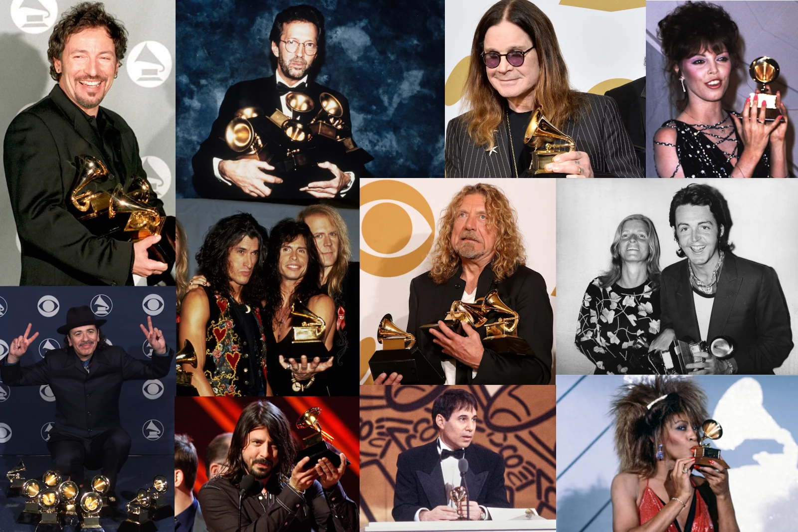 45 of Rock’s Biggest Grammy Winners