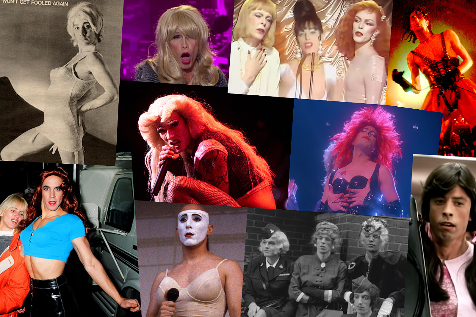 25 Rock Legends in Drag image