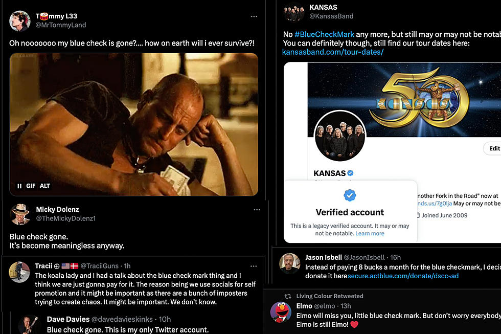 Rockers React to Removal of Twitter Blue Check Verifications