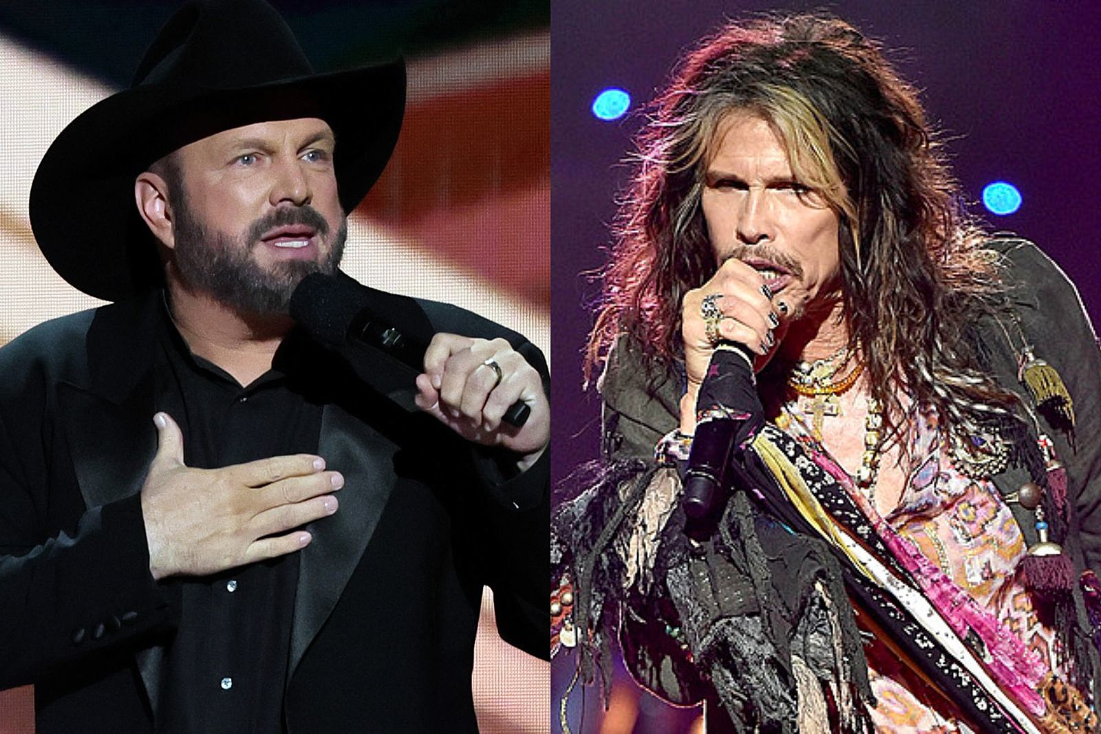 Garth Brooks Once Showered With Steven Tyler