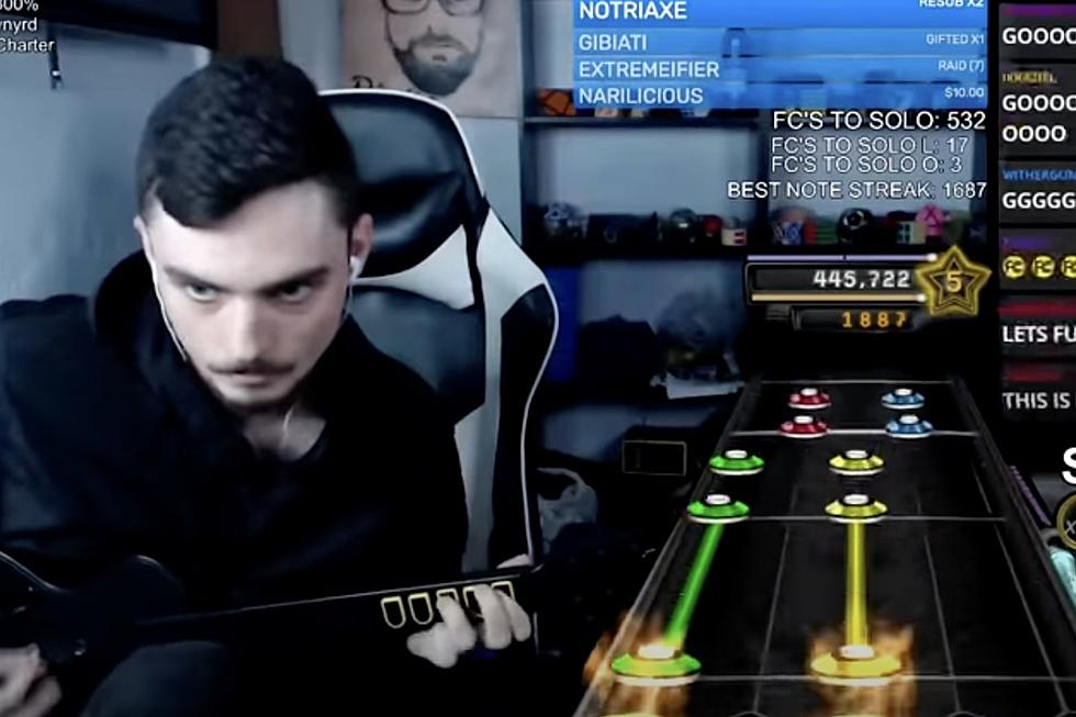 Watch Man Play &#8216;Free Bird&#8217; at Triple Speed on &#8216;Guitar Hero&#8217;