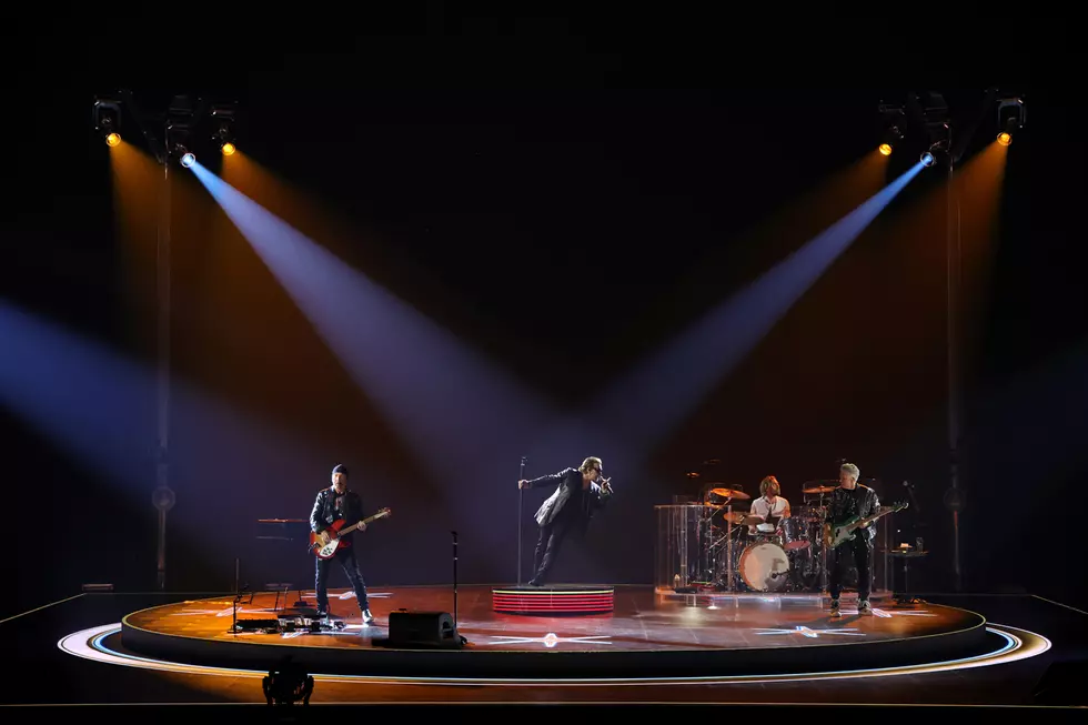 U2 played a celebrated residency at the Sphere without Larry Mullen Jr. (Kevin Mazur, Getty Images)