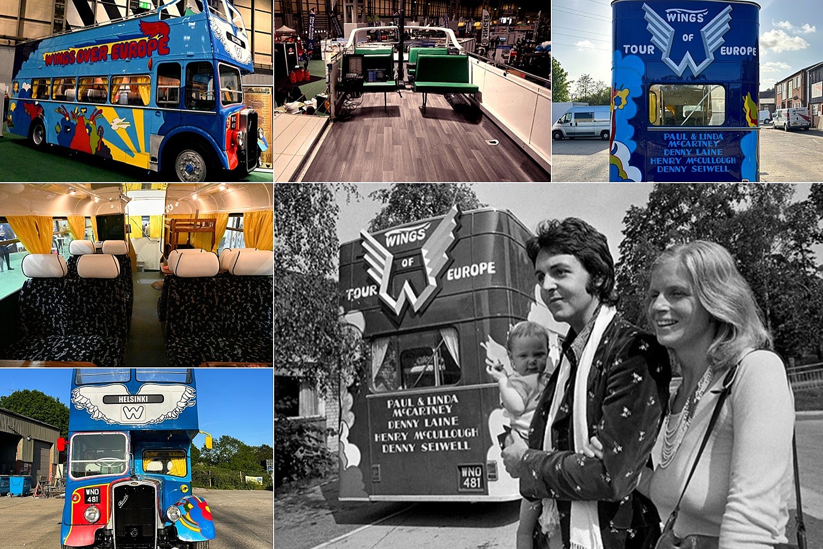Paul McCartney’s 1972 Wings Tour Bus Headed to Auction: Photos