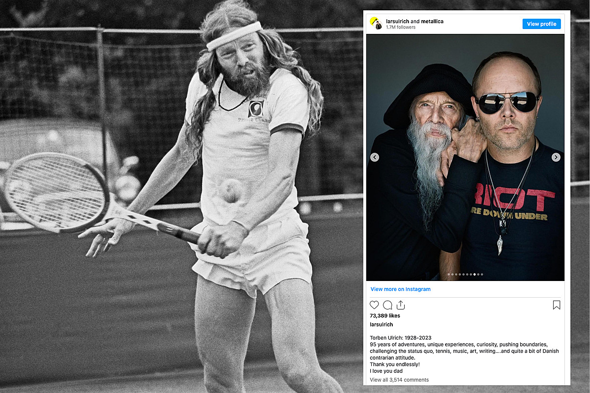 Lars Ulrich’s Father Dies, Metallica Drummer Shares Tribute