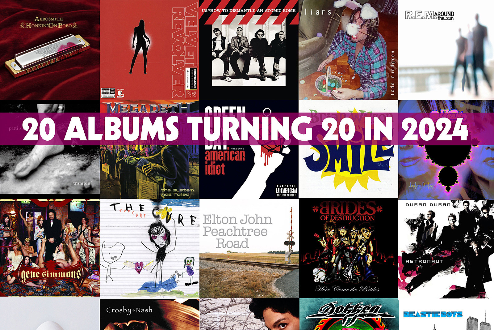 20 Albums Turning 20 in 2024 DRGNews