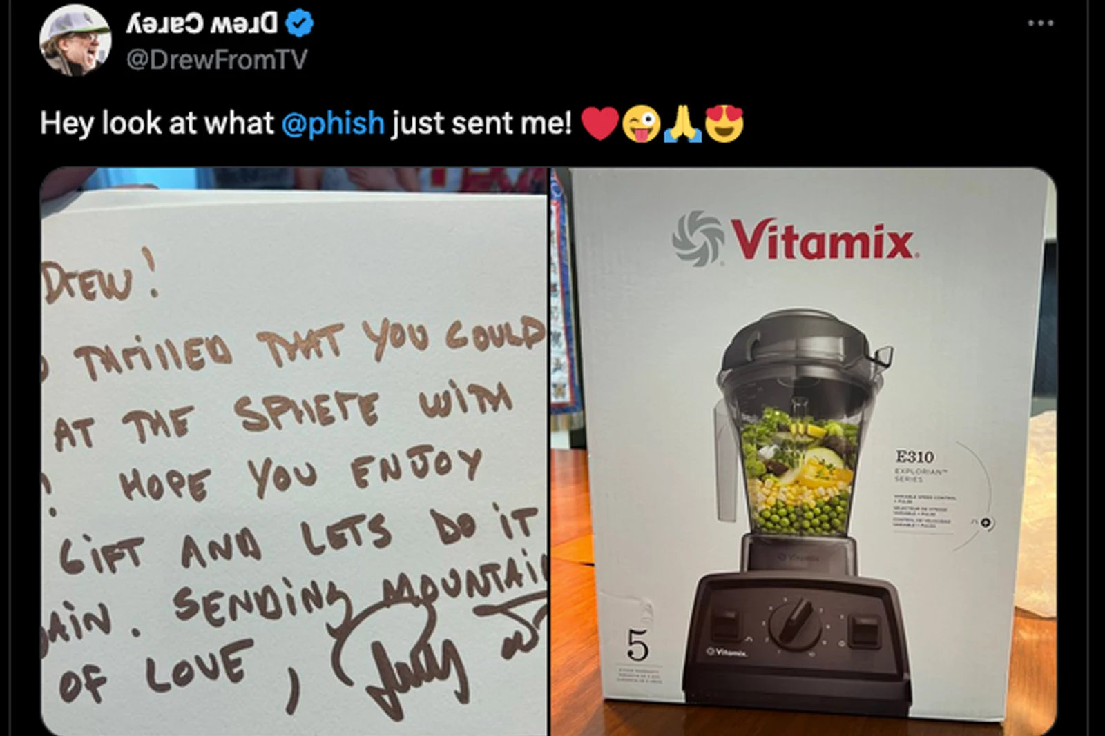 Phish Sent Drew Carey a Blender to Stick His D--- Into