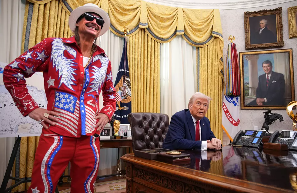 Kid Rock visits President Donald Trump last March at the White House. (Andrew Harnik, Getty Images)