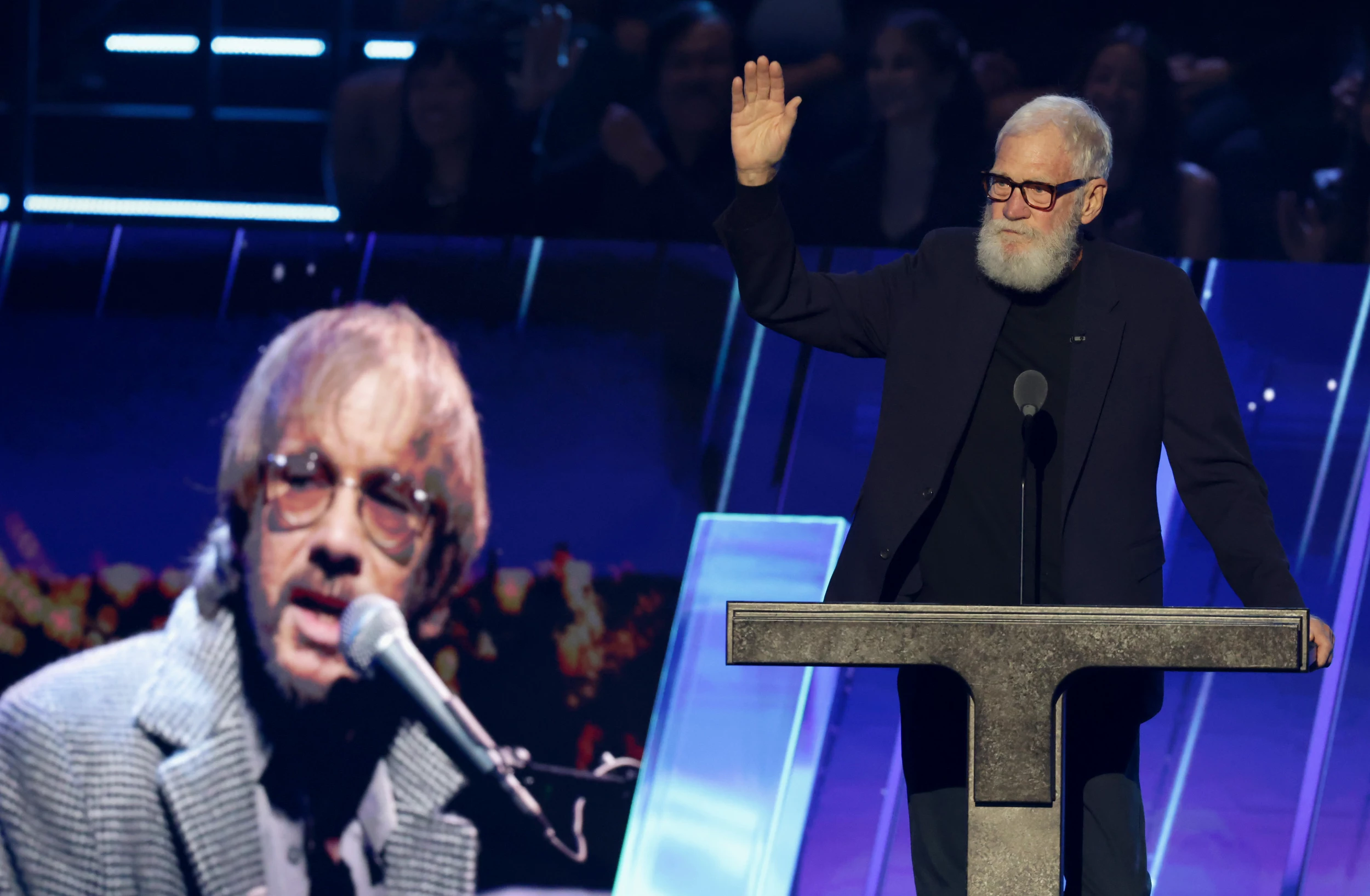 Letterman Offers Loving Tribute to Zevon at Rock Hall Induction