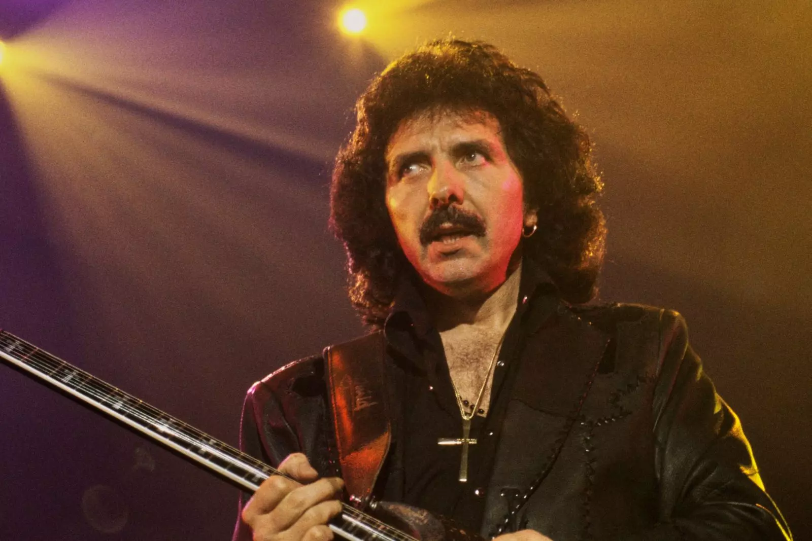 Tony Iommi during Black Sabbath's 1995 Forbidden tour. John Lynn Kirk, Getty Images