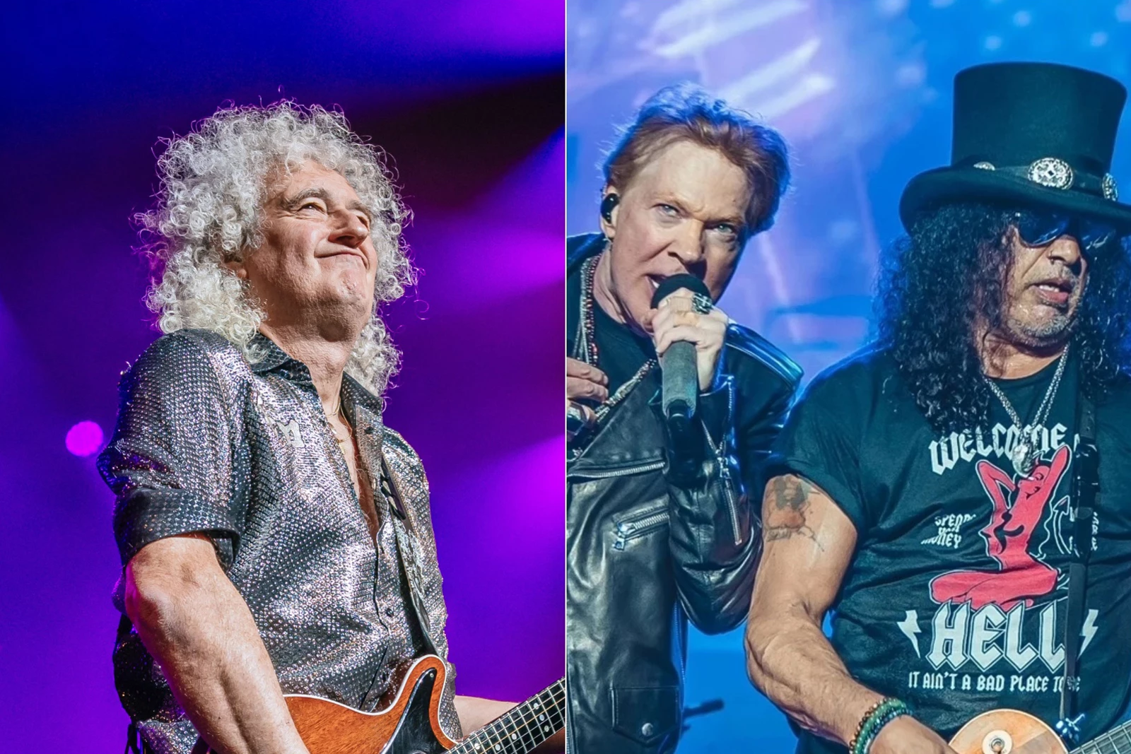 Brian May and Roger Taylor Perform with the Queen Extravaganza on