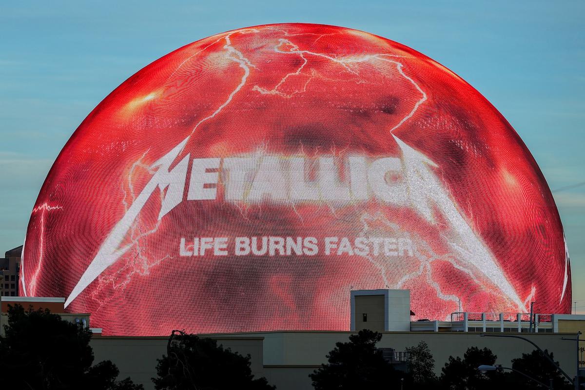 Metallica to Add 6 More Shows to 2026 Las Vegas Sphere Residency