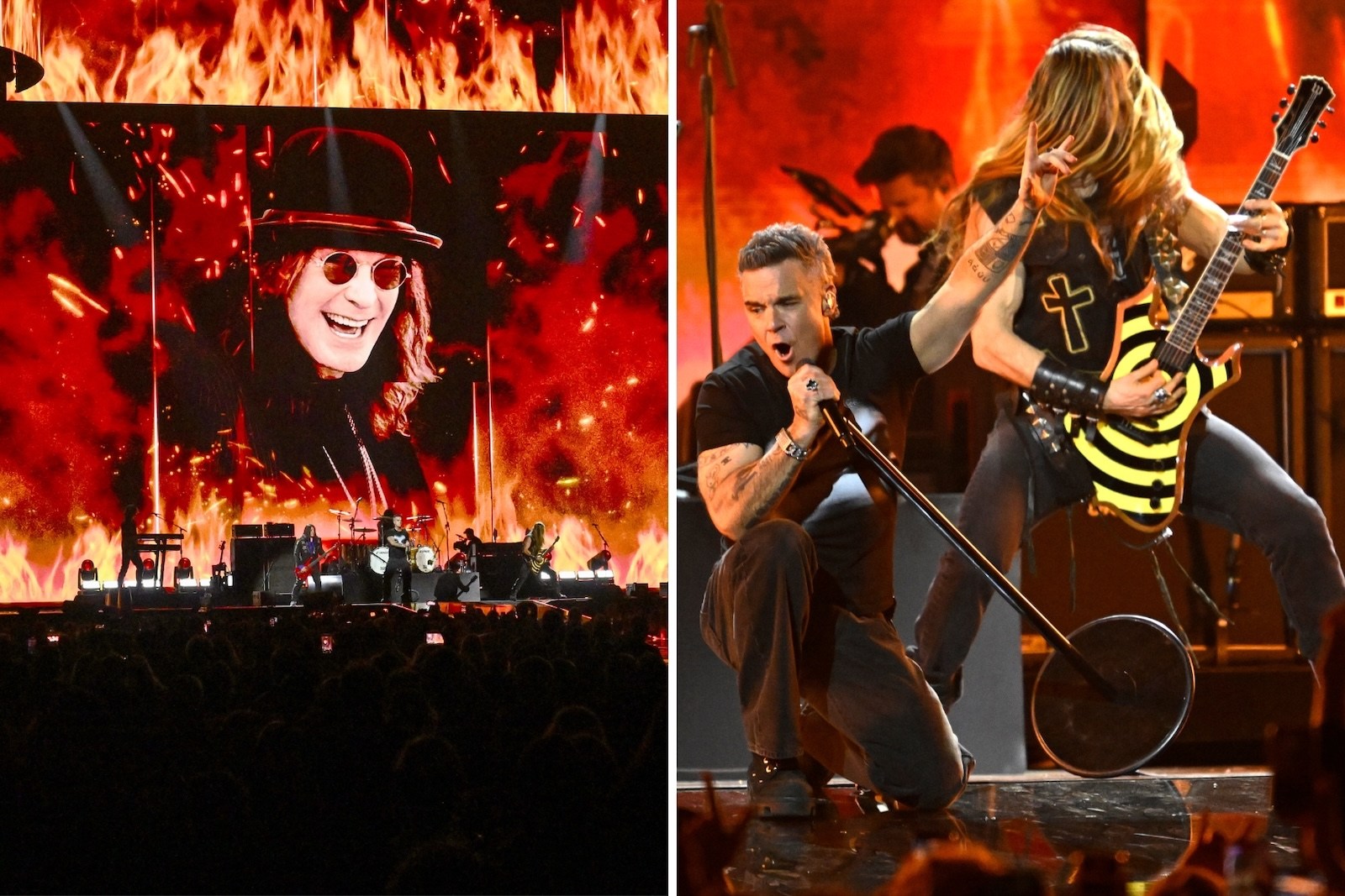 Robbie Williams and Zakk Wylde Lead Ozzy Brit Awards Tribute