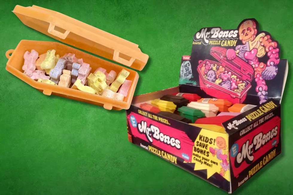 Mr. Bones Puzzle Candy With Coffin 1980s Candy