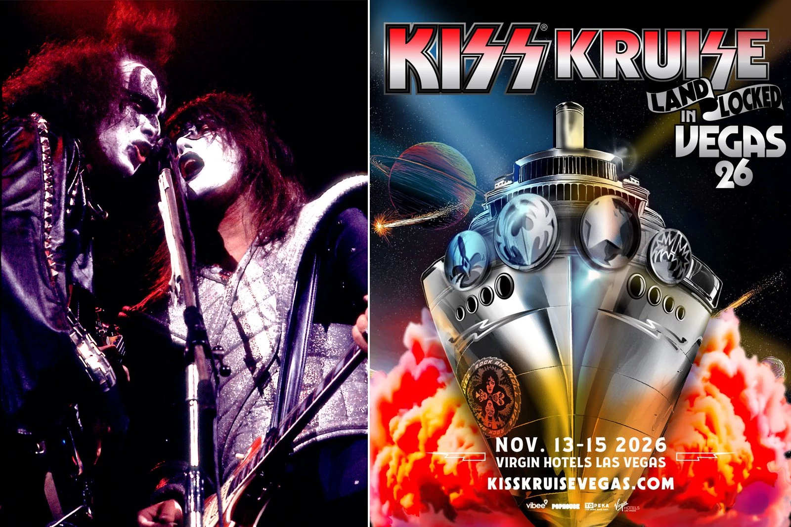 KISS Reveal Details for Ace Frehley Tribute Show, Kruise Weekend