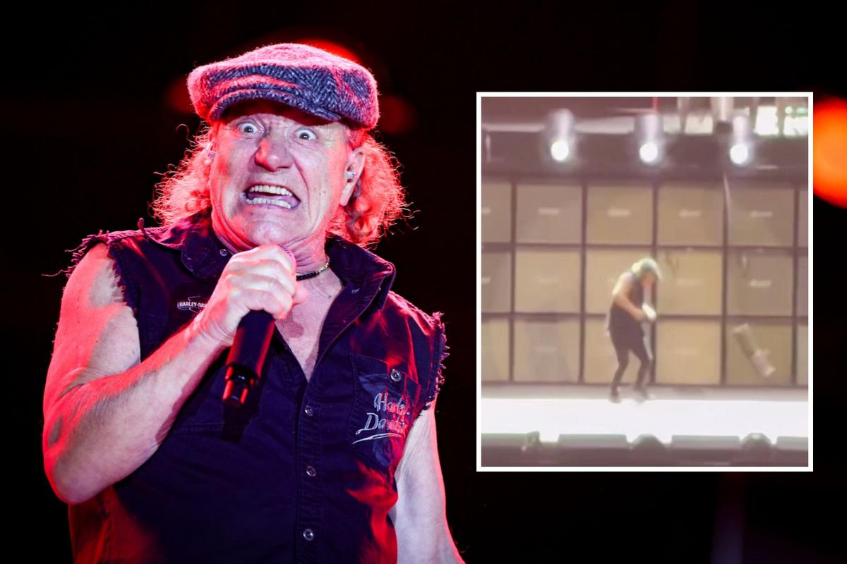 Watch Brian Johnson's Close Call During AC/DC's Vegas Show