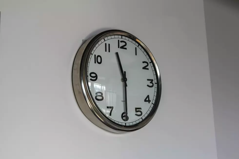 Old School Clock on Wall